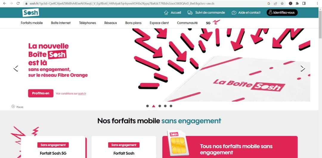 Sosh Espace Client Service Client Sosh Forfait Et Mobile