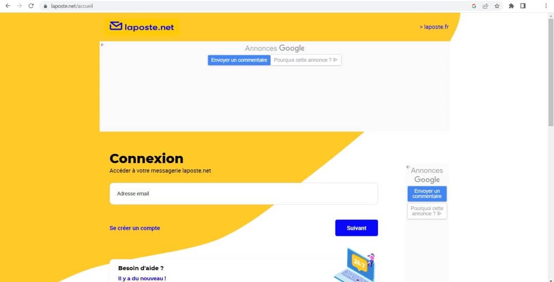 Comment installer adresse mail laposte net