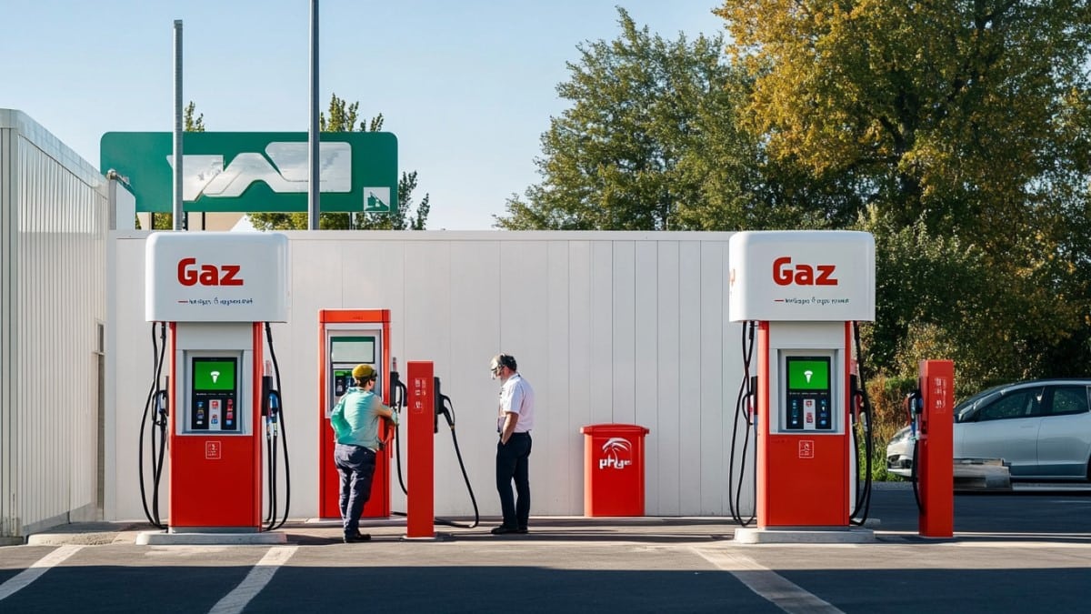 Pompes à gaz avec clients