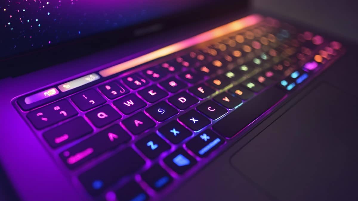 Clavier lumineux et écran