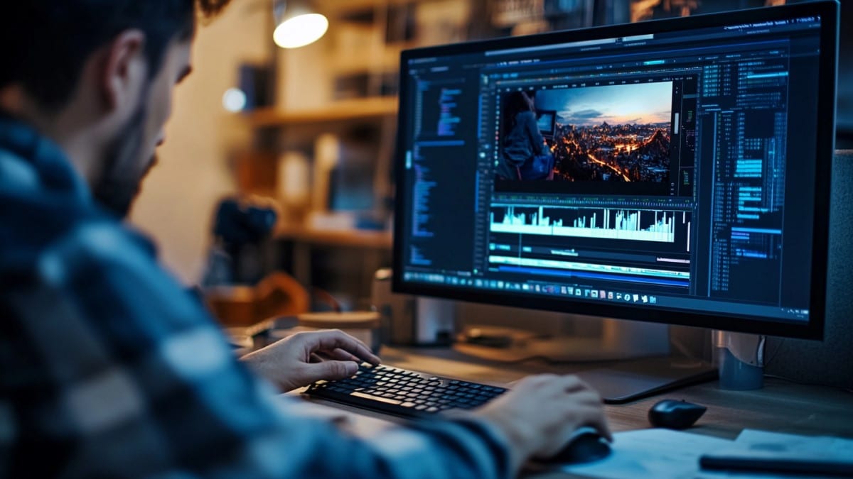 Montage vidéo sur ordinateur
