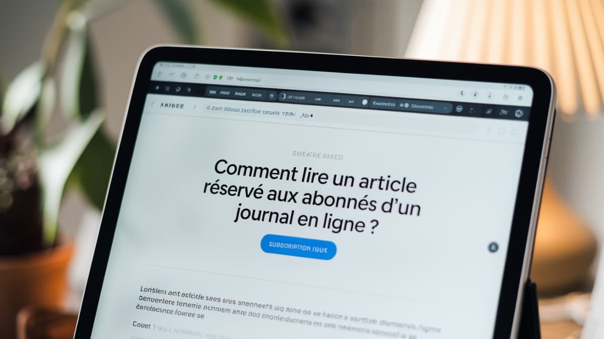 Article réservé abonnés en ligne