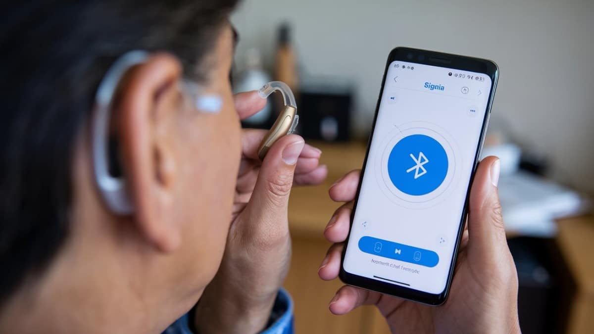 Connexion appareil auditif Bluetooth