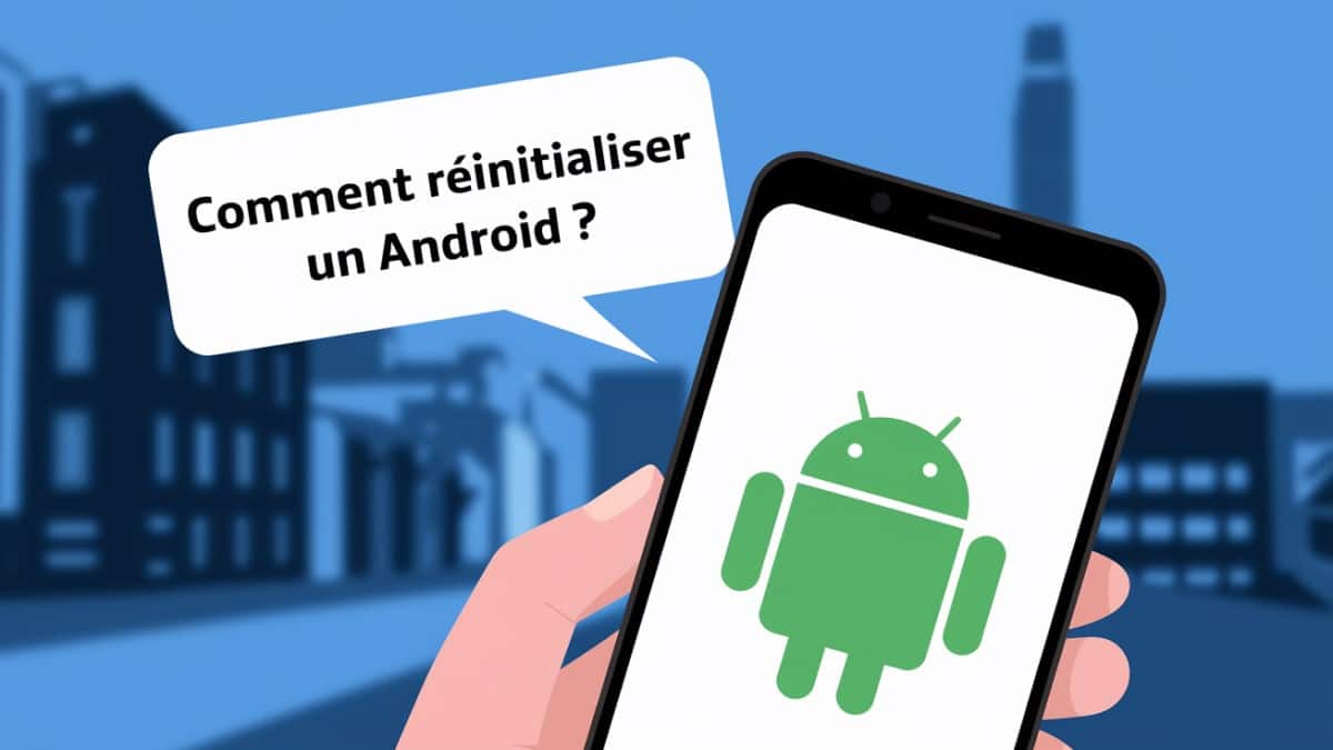 Réinitialisation Android smartphone