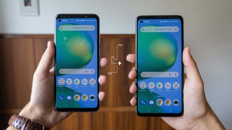 Deux smartphones Android comparés