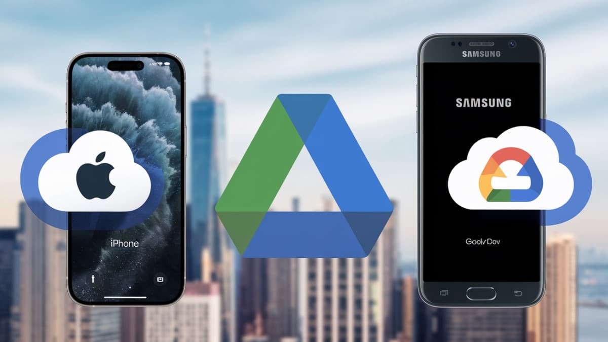 iCloud et Google Drive