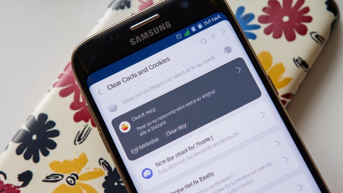 Effacement cookies Samsung