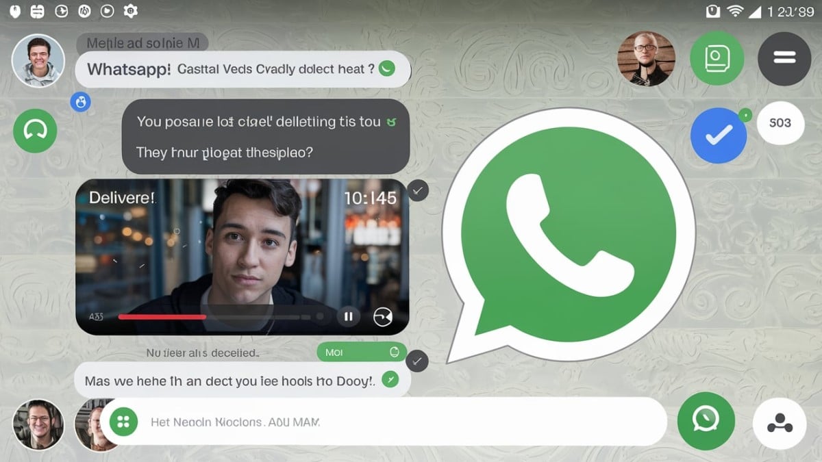 Conversation vidéo sur WhatsApp