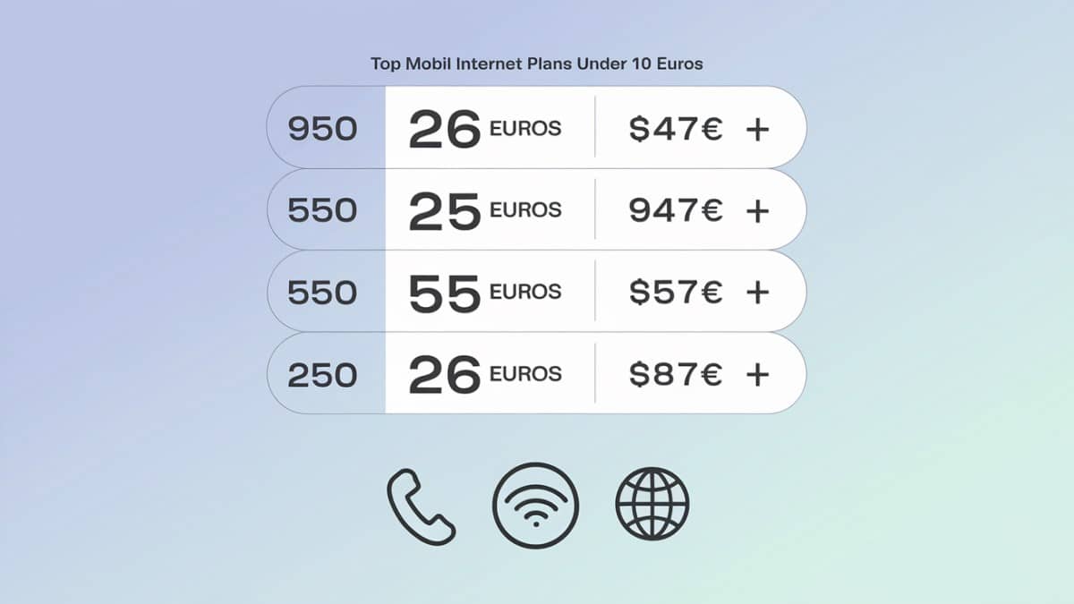 Forfaits internet mobile économiques