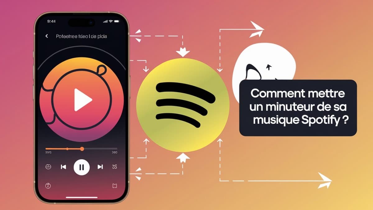 Paramétrer minuteur sur Spotify