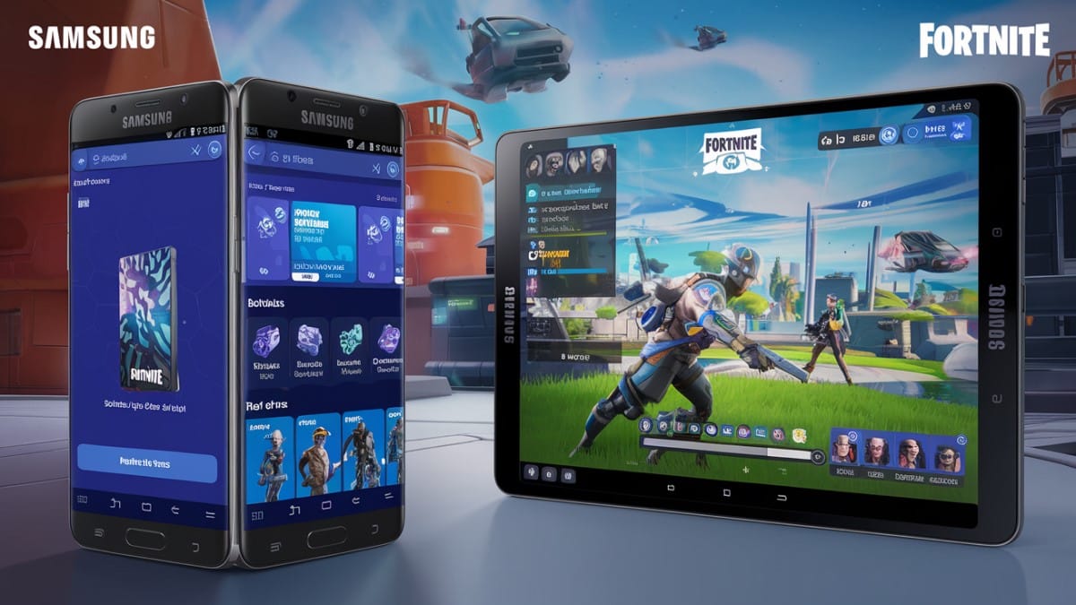 Samsung et Fortnite ensemble