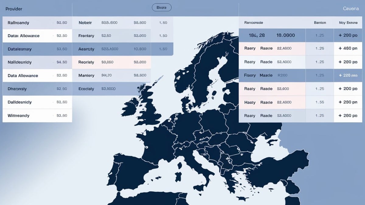 Comparaison fournisseurs télécom Europe