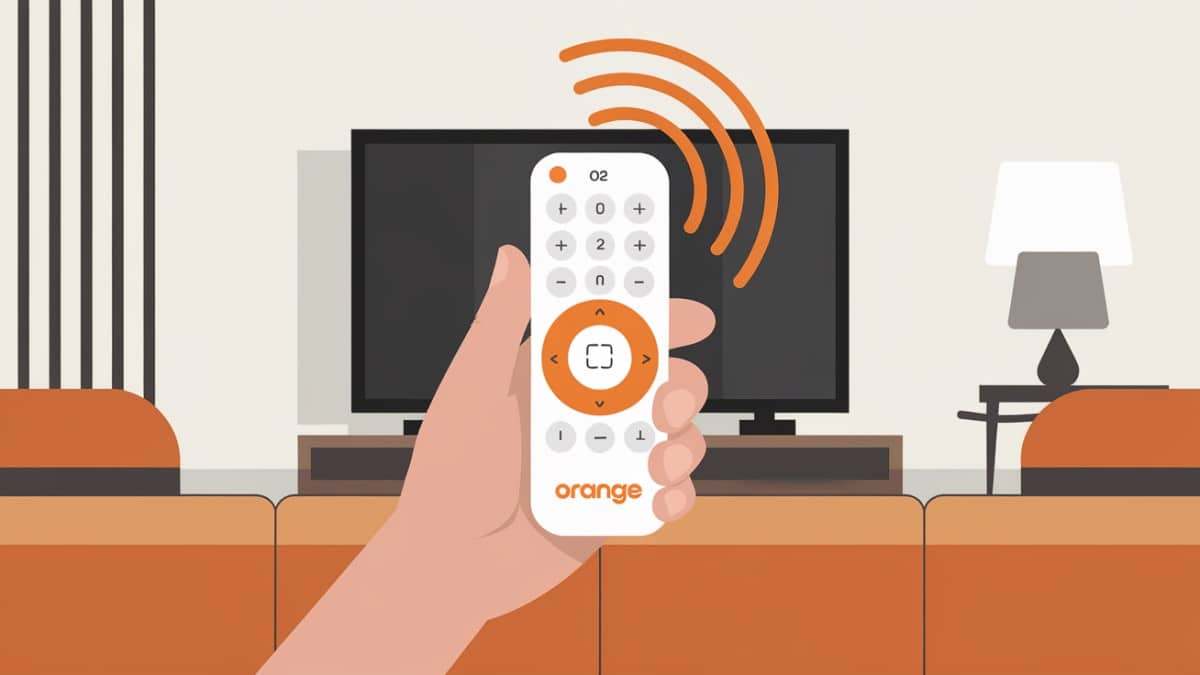 Télécommande Orange en action