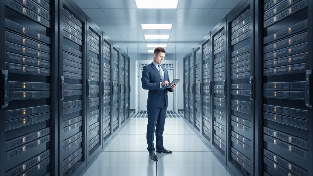 Administrateur réseau dans datacenter