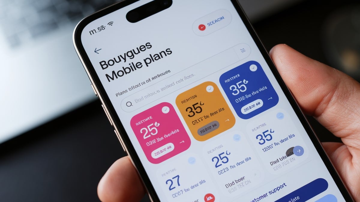 Plans mobiles Bouygues Telecom