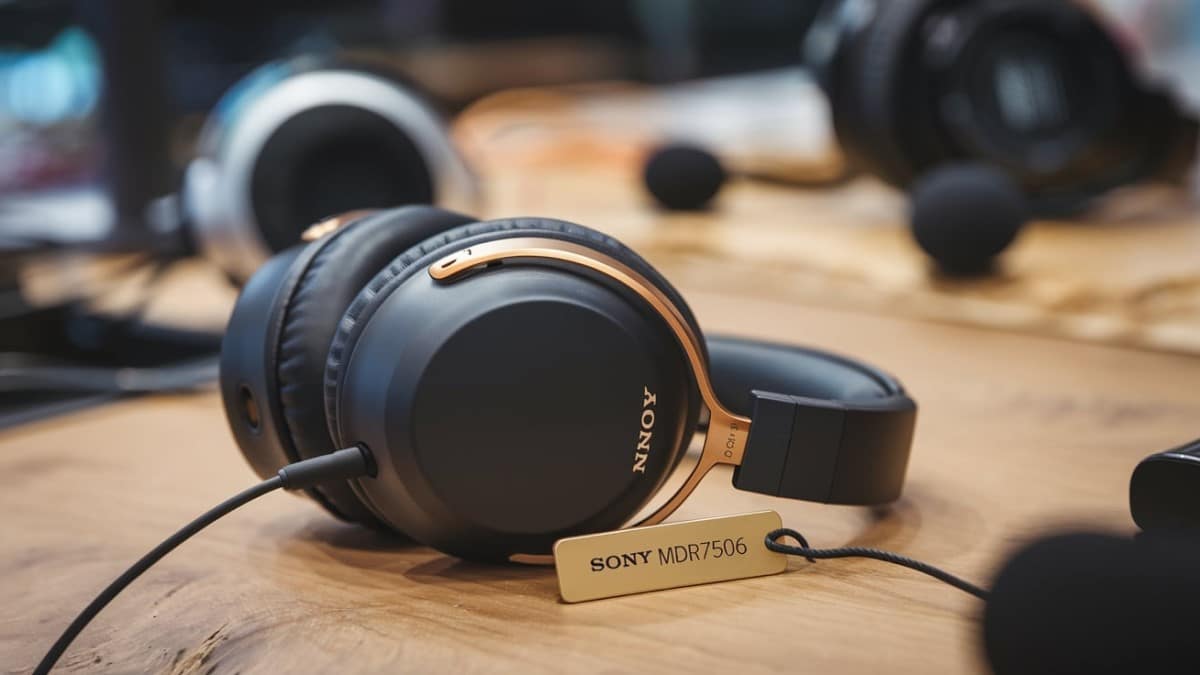 Casque Sony MDR7506 noir