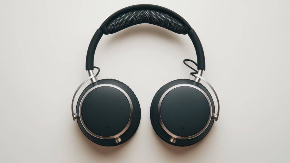 Casque audio design minimaliste