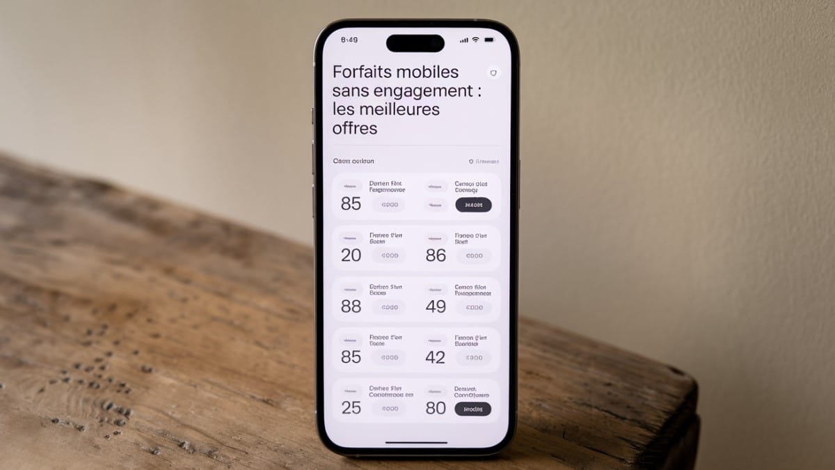 Meilleures offres mobiles