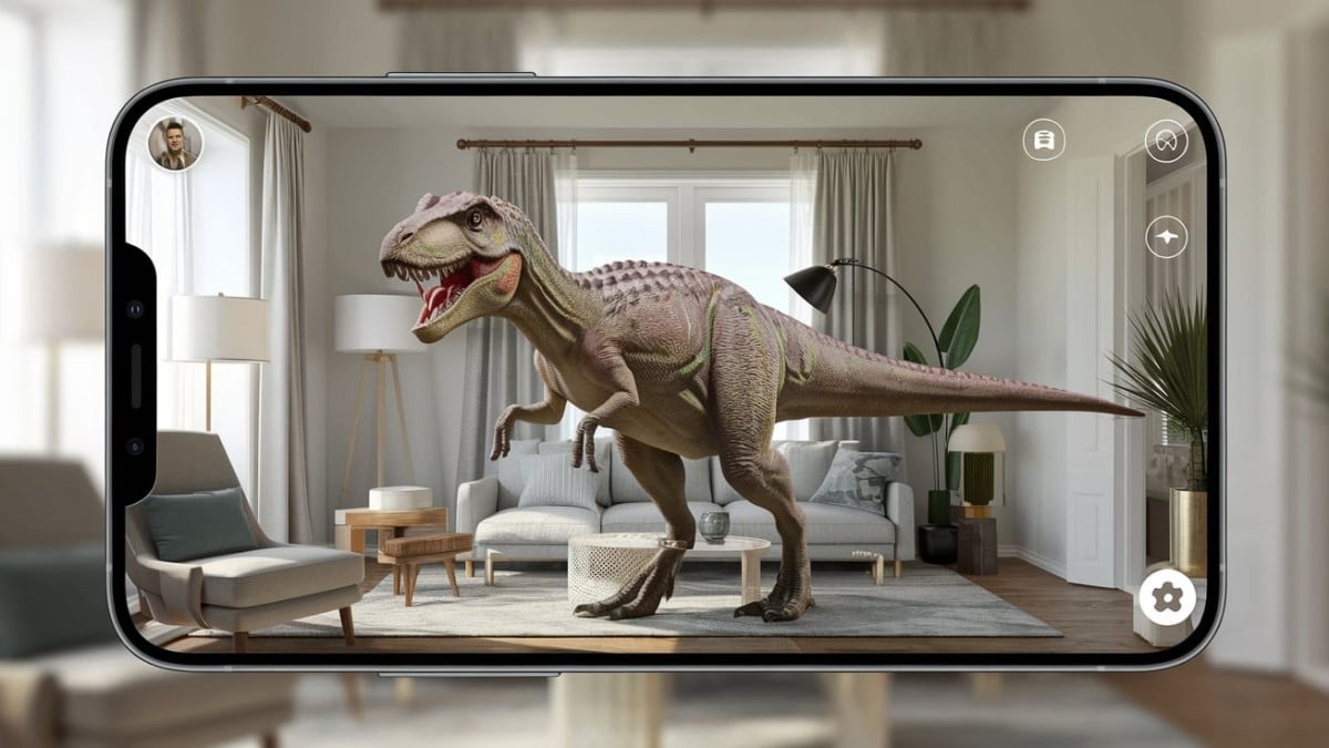 Dinosaur en réalité augmentée