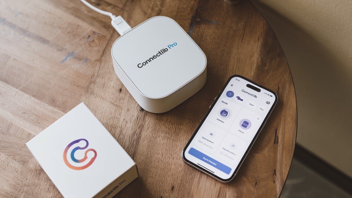 Connectlib Pro et smartphone
