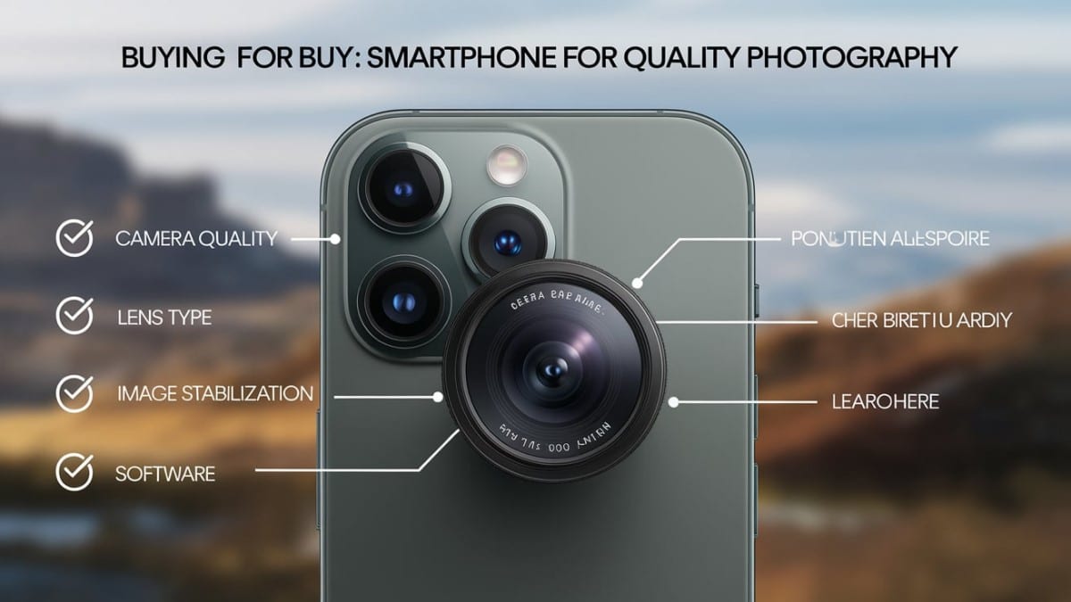 Smartphone pour photographie