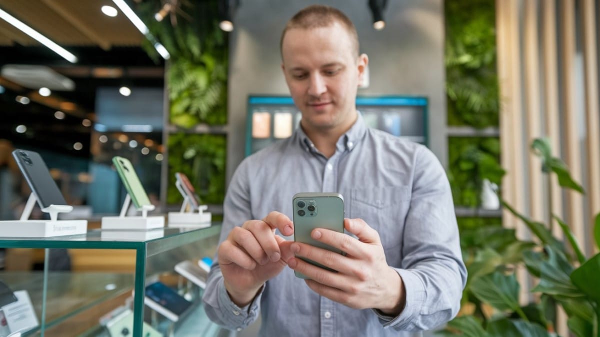 Client dans un magasin