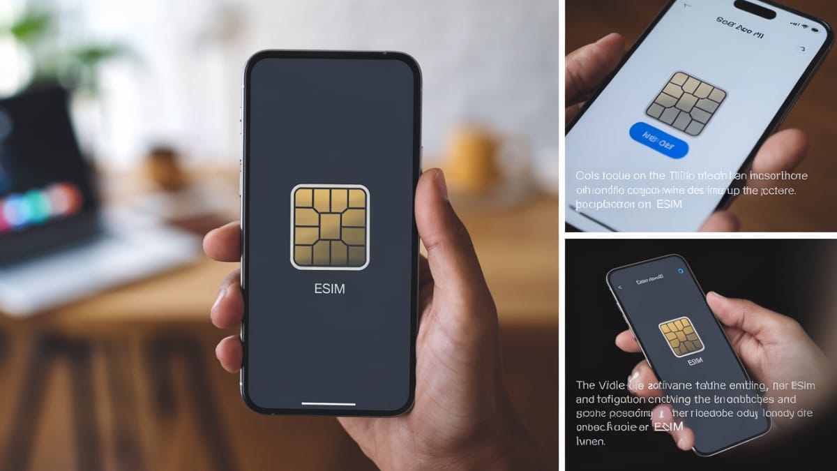 Activation eSIM sur smartphone