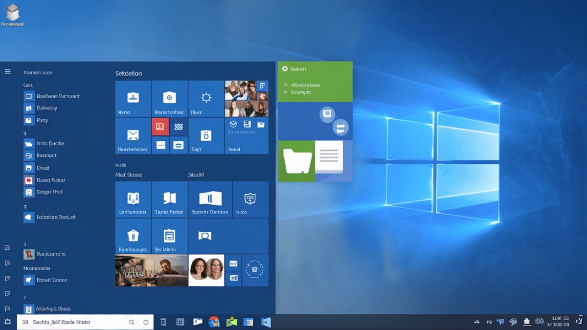 Menu démarrer de Windows 10