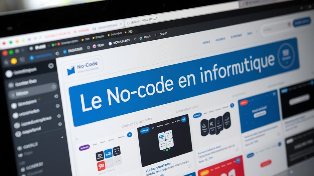 Page sur le No-code