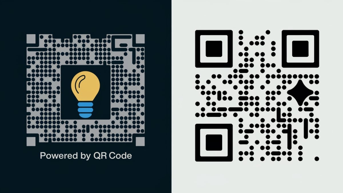 Deux QR codes personnalisés