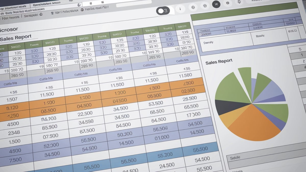 Tableau et graphique des ventes