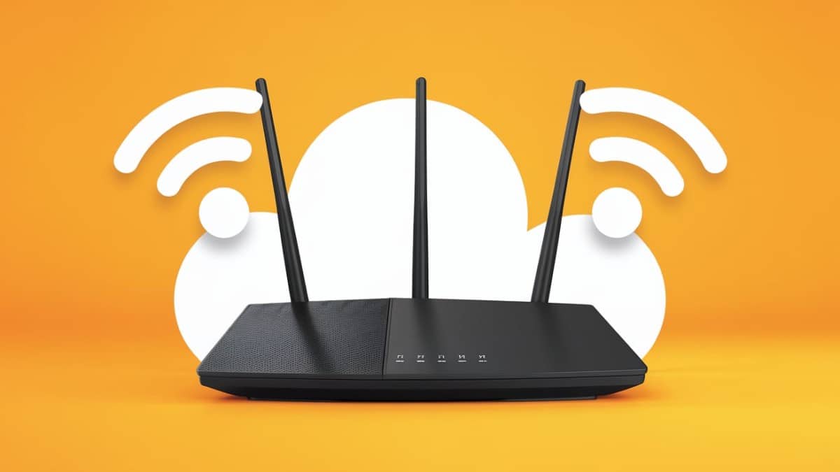 Routeur noir Wi-Fi cloud