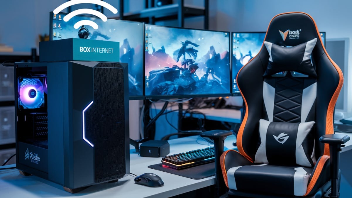 Setup PC gaming connecté