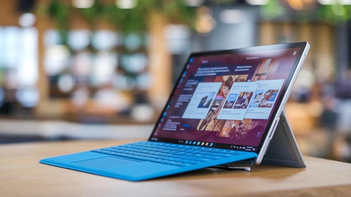 Surface Pro avec clavier