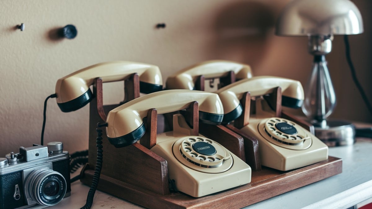 Téléphones anciens à cadran