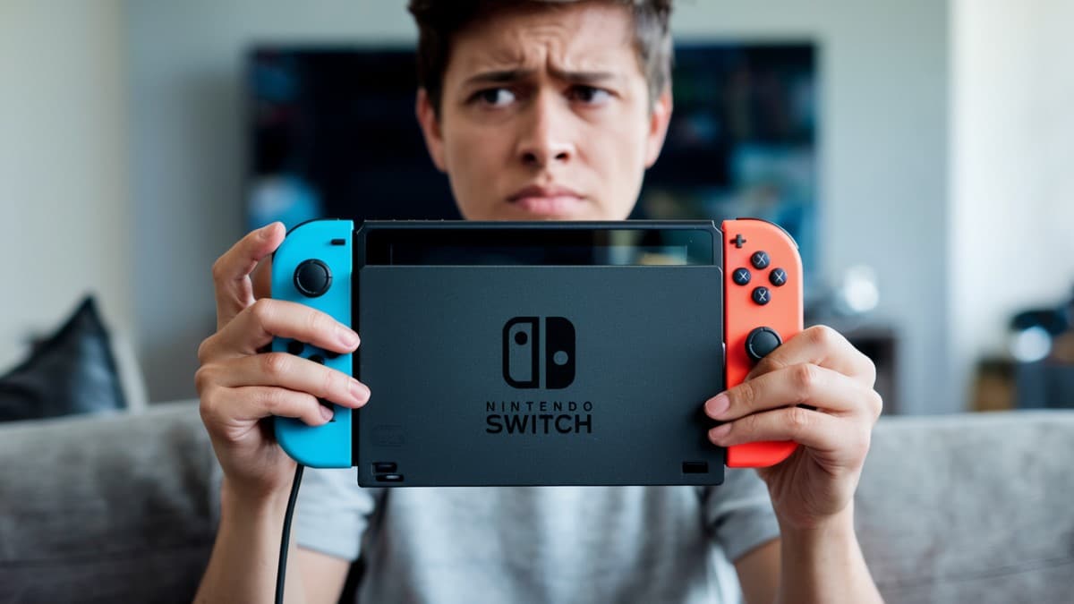 Joueur confus avec Switch