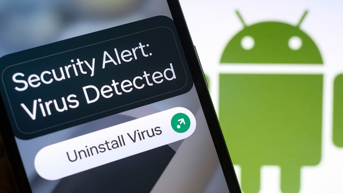 Alerte virus sur Android