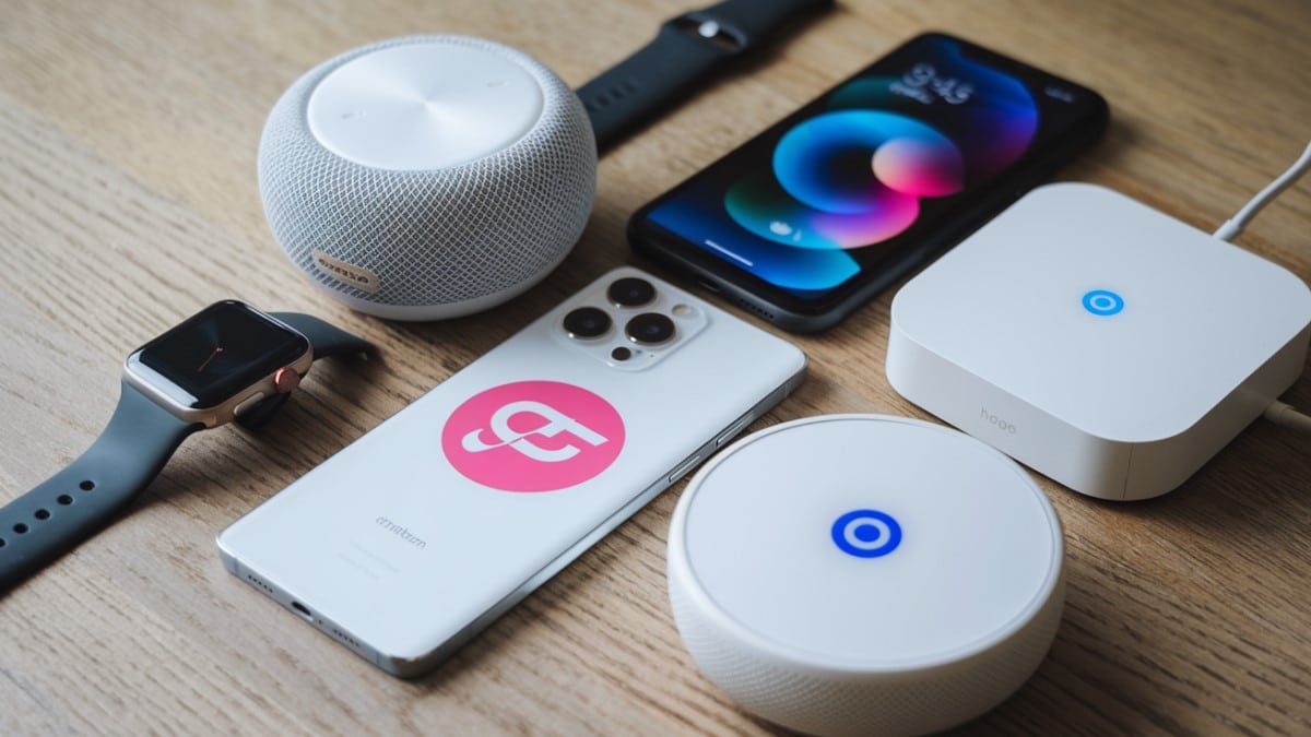 Gadgets connectés sur bureau