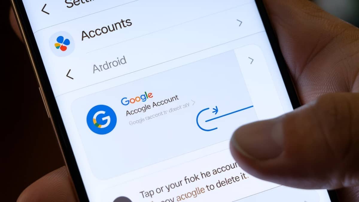 Paramètres compte Google Android