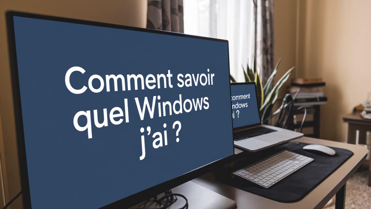 Texte sur version de Windows