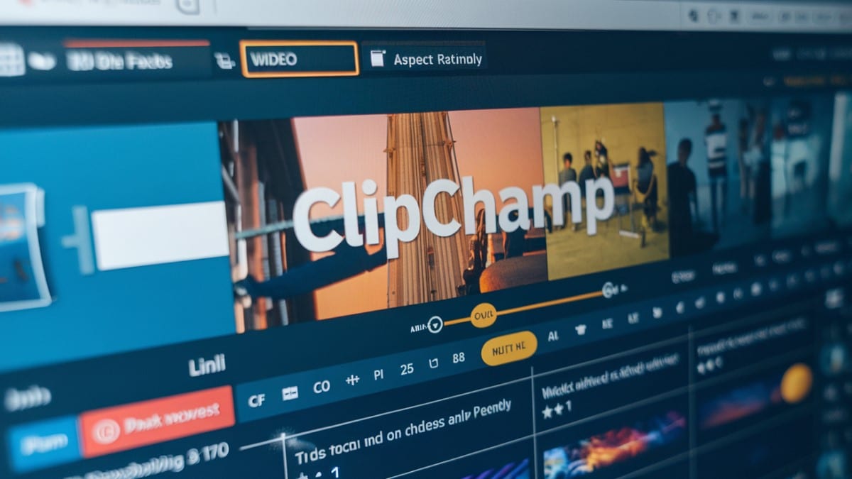 Éditeur vidéo Clipchamp en action