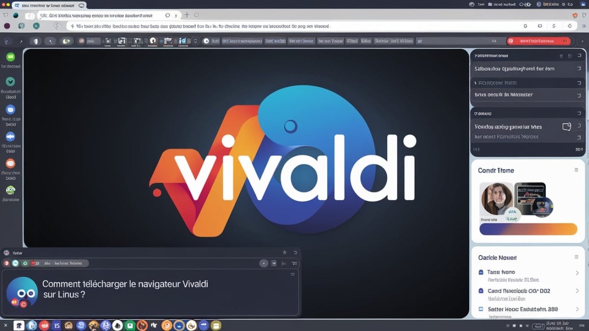 Navigateur Vivaldi en action