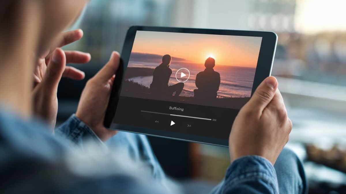 Vidéo en streaming sur tablette