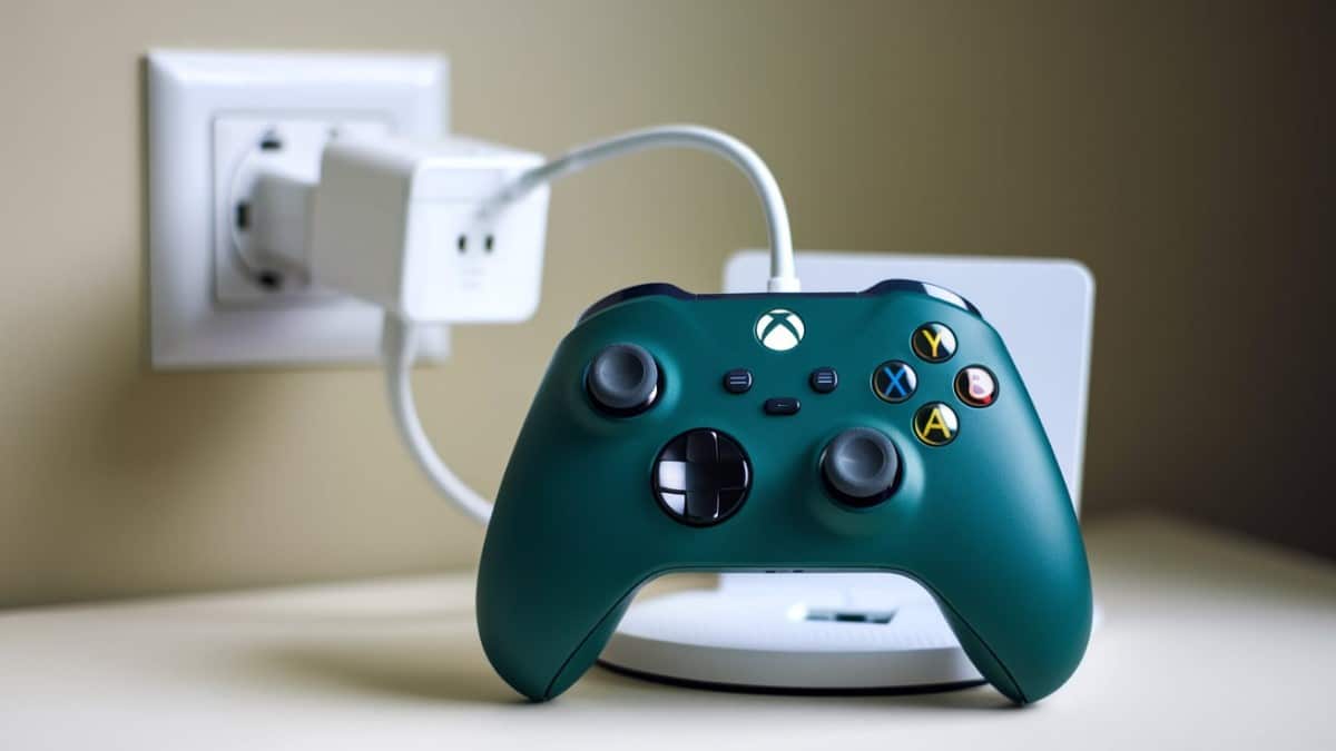 Manette Xbox en charge