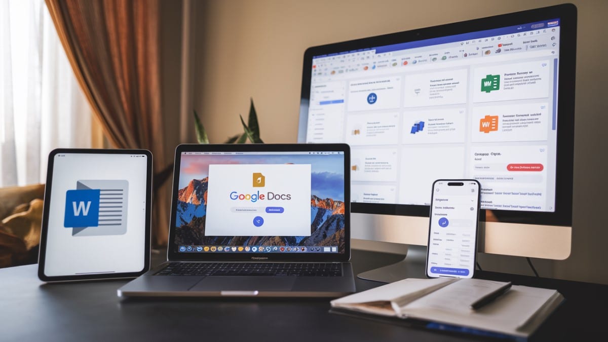 Google Docs et Word