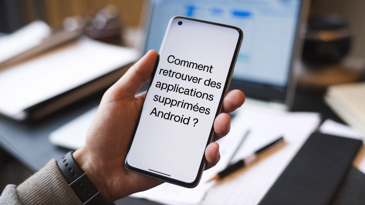 Récupération applications Android supprimées