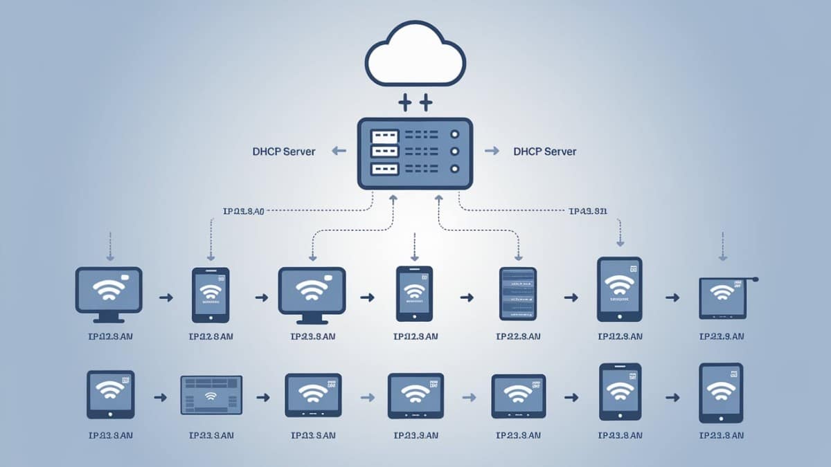 Répartition IP via DHCP