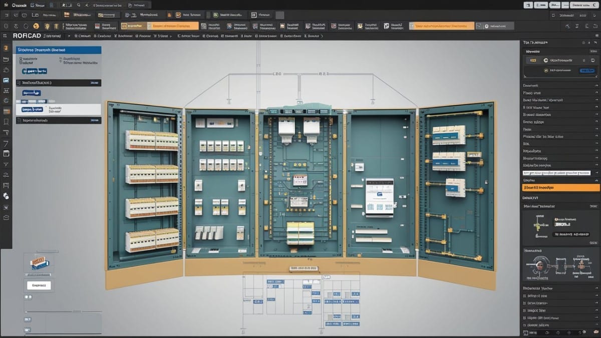 Modélisation tableau électrique 3D