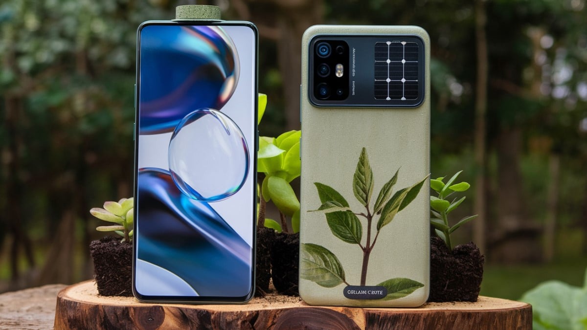 Smartphone écologique solaire