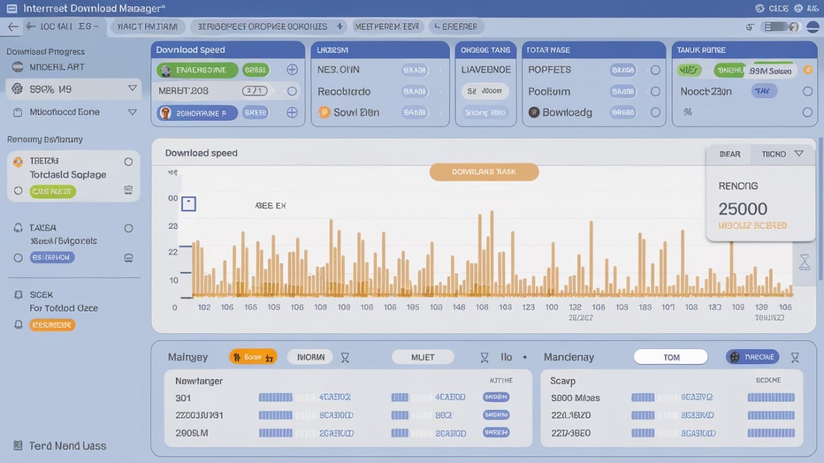 Interface téléchargement visuel